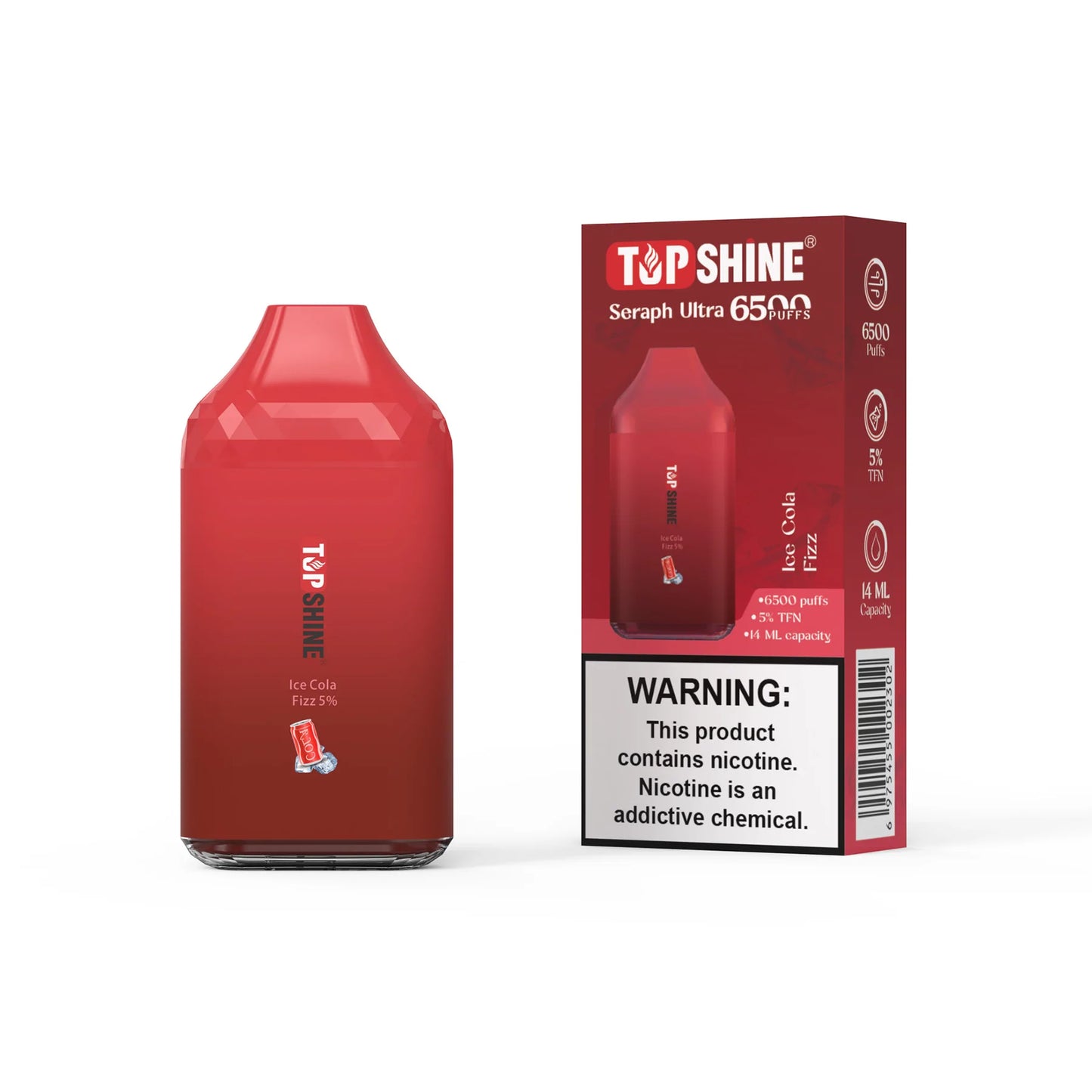 TOPSHINE SERAPH ULTRA 6,500 PUFFS